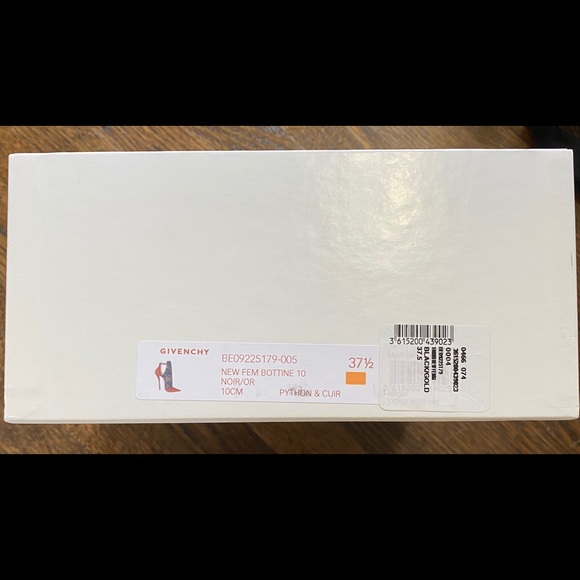 GIVENCHY Fem Python & Leather Cuteout Booties - Picture 8 of 8